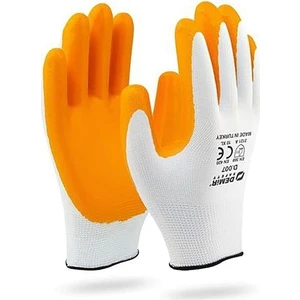 Demir Safety Demir Nitril 007 Iş Eldiveni No:10 Xl 20 Adet  Sarı Beyaz