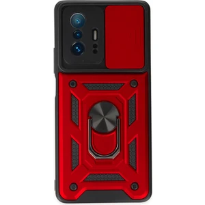 Xiaomi Mi 11T Kılıf Yüzüklü Standlı Kamera Korumalı Pars