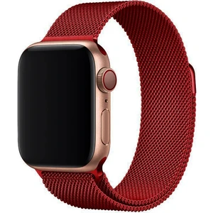 Apple Watch Uyumlu Seri Ultra 8 7 6 5 4 Se 38 39 40 41MM Milano Loop Çelik Örme Kordon