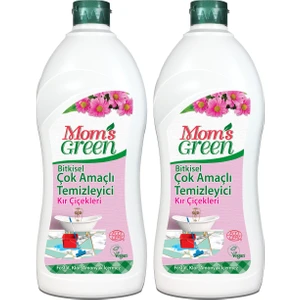 Mom's Green 2'li Set Bitkisel Çok Amaçlı Temizleyici Kır Çiçekleri 