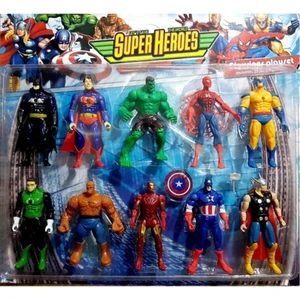 Avengers Yenilmezler Oyuncak Hulk Thor Taşadam 10 Lu Set