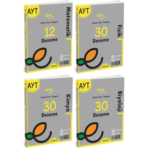 Endemik Yayınları Endemik Ayt Sayısal Branş Deneme Seti ( Matematik - Fizik - Kimya - Biyoloji )
