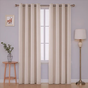 Kadife Görünümlü Fonluk Kuş Gözlü Dikim - Rustik Kullanımına Uygun - Halkalı Perde