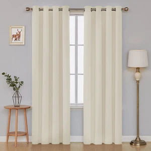 Kadife Görünümlü Fonluk Kuş Gözlü Dikim - Rustik Kullanımına Uygun - Halkalı Perde