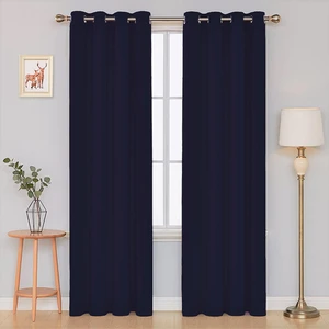 Kadife Görünümlü Fonluk Kuş Gözlü Dikim - Rustik Kullanımına Uygun - Halkalı Perde