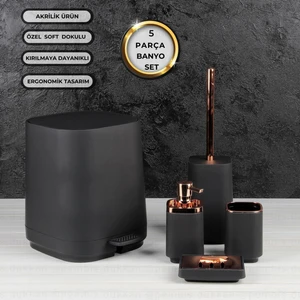 Angela 5li Banyo Seti Siyah