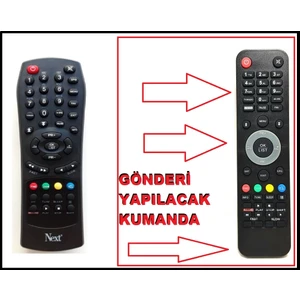 Ata Elektronik Next Minix Cx Scartlı Uydu Kumandası Minix ve Minix Cx Uydu Alıcısı Kumandası -  Yerine Çalıştıran Farklı Model Uyumlu Kumandası