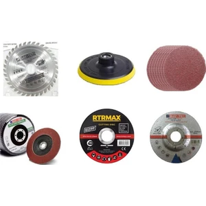 Bay-Tec 5'Li Taşlama Disk Seti Elmas Sunta Ahşap Metal Kesici Ve Zımpara