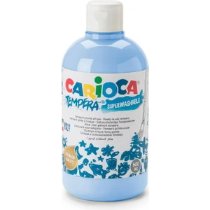 Tempera Suluboya Süper Yıkanabilir Parmak Boya 500 ml Açık Mavi