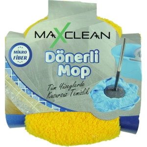Max Clean Welsoft 35X35 Dönerli Mop Sarı