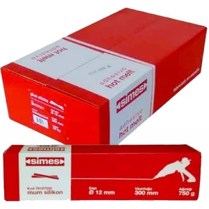 Simes Şeffaf Mum Silikon Çubuk Kalın 12X300 mm -1 Koli 20 kg