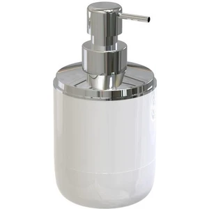 Lima Xl Krom Dekorlu Sıvı Sabunluk Beyaz