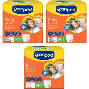 Hasta Bezi Orta Boy ( M ) 9 Lu Emici Külot X 3 Adet