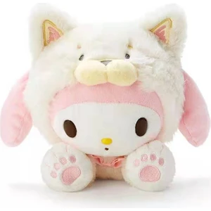 Leca Kuromi Sevimli Peluş Oyuncak Mürettebat Maskotu 28CM (Yurt Dışından)