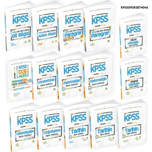 KPSS'nin Kara Kutusu Genel Yetenek-Kültür Altın Paket Set D. Çözümlü Konu Özetli Sor Bankası