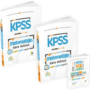 İnformal Yayınları KPSS Matematiğin Kara Kutusu 1.ve 2. Cilt Konu Özetli D.Çözümlü Ösym Sor Bankası Set Paket