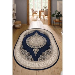 Napoli Home Dijital Baskılı Kaymaz Taban Yıkanabilir Oval Salon Halısı Mutfak Halısı Yolluk NDO-HT-996
