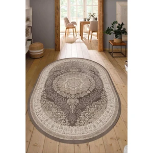 Napoli Home Dijital Baskılı Kaymaz Taban Yıkanabilir Oval Salon Halısı Mutfak Halısı Yolluk NDO-HT-999