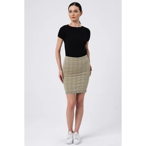 Alexander Gardi Kareli Mini Boy Etek, Gri (B19-49802-WN)