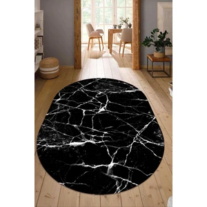 Dijital Baskılı Kaymaz Taban Yıkanabilir Oval Salon Halısı Mutfak Halısı Yolluk NDO-HT-415