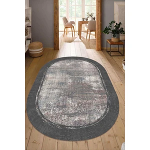 Dijital Baskılı Kaymaz Taban Yıkanabilir Oval Salon Halısı Mutfak Halısı Yolluk NDO-HT-356