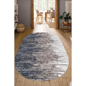 Dijital Baskılı Kaymaz Taban Yıkanabilir Oval Salon Halısı Mutfak Halısı Yolluk NDO-SD-427