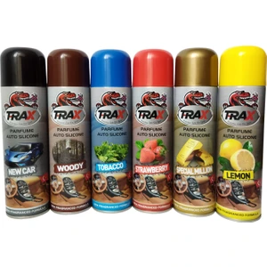 T-Rax Torpido Deri Plastik Için Parlatıcı Silikon Parfüm Sprey 200ML (6 Adet Sprey)