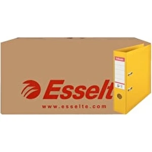 Plastik Renkli Klasör Geniş 24'lü Sarı