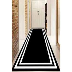 Napoli Home Dijital Baskılı Kaymaz Taban Yıkanabilir Modern Yolluk ve Koridor Halısı NDU-HT-531