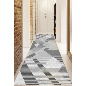 Napoli Home Dijital Baskılı Kaymaz Taban Yıkanabilir Modern Yolluk ve Koridor Halısı NDU-HT-159