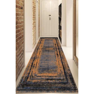 Dijital Baskılı Kaymaz Taban Yıkanabilir Modern Yolluk ve Koridor Halısı NDU-HT-968