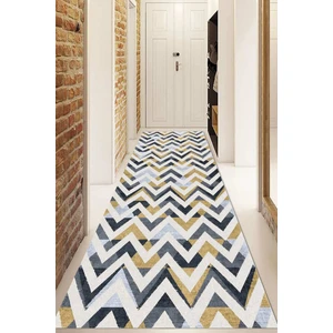 Napoli Home Dijital Baskılı Kaymaz Taban Yıkanabilir Modern Yolluk ve Koridor Halısı NDU-HT-160