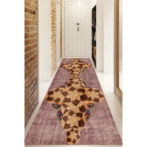 Napoli Home Dijital Baskılı Kaymaz Taban Yıkanabilir Modern Yolluk ve Koridor Halısı NDU-SD-367