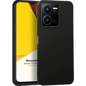 Matte Silicone Vivo Y35 Kılıf Siyah