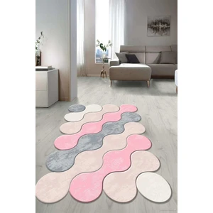 Dijital Baskılı Kaymaz Taban Yıkanabilir Lazer Kesim Salon Halısı Yolluk NLZR-HT-879