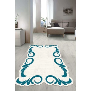 Dijital Baskılı Kaymaz Taban Yıkanabilir Lazer Kesim Salon Halısı Yolluk NLZR-HT-1424