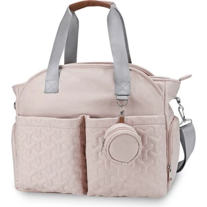 Love Home Büyük Kapasiteli Bebek Bakım Çantası - Pembe (Yurt Dışından)
