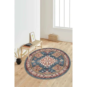 Dijital Baskılı Kaymaz Taban Yıkanabilir Yuvarlak Salon Halısı Koridor Halısı Paspas NDY-HY-992