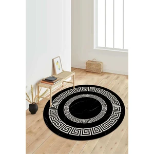 Napoli Home Dijital Baskılı Kaymaz Taban Yıkanabilir Yuvarlak Salon Halısı Koridor Halısı Paspas NDY-SD-529