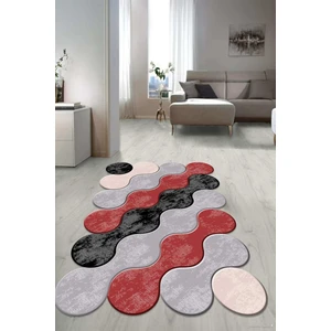 Dijital Baskılı Kaymaz Taban Yıkanabilir Lazer Kesim Salon Halısı Yolluk NLZR-HT-877