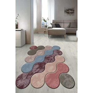 Napoli Home Dijital Baskılı Kaymaz Taban Yıkanabilir Lazer Kesim Salon Halısı Yolluk NLZR-HT-876