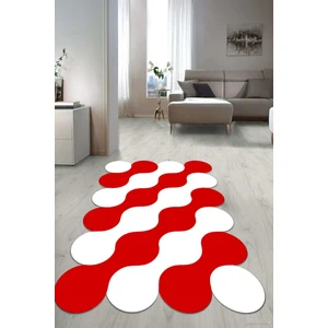 Dijital Baskılı Kaymaz Taban Yıkanabilir Lazer Kesim Salon Halısı Yolluk NLZR-HT-886