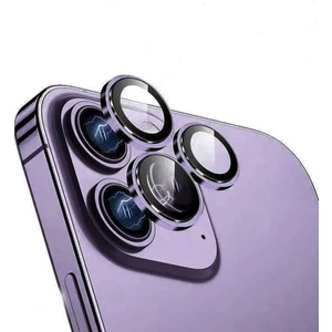 Piyasa Sepeti Apple iPhone 14 Pro 6.1'' Metal Çerçeveli Kamera Koruma Lensi Mor