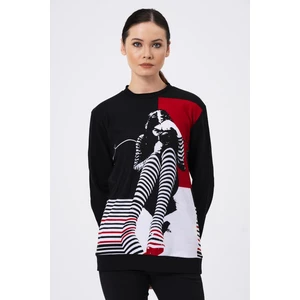 Alexander Gardi Baskılı Sweatshirt E22-732A-WN