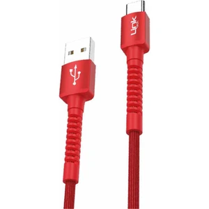 Linktech K552 Type-C USB Metal Başlı Data/şarj Kablosu 3A 1mt