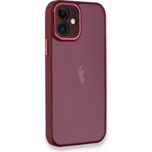 iPhone 12 Kılıf Freya Lazer Lens Kamera Çerçeveli Silikon Kapak