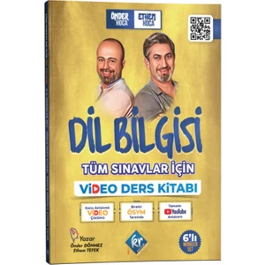 Kr Akademi Yayınları Önder Hoca ve Ethem Hoca Tüm Sınavlar Için Dil Bilgisi Video Ders Kitabı