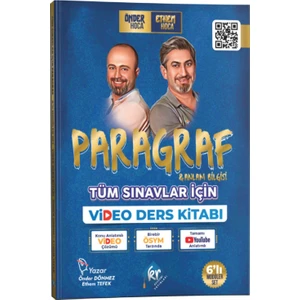 Kr Akademi Yayınları Önder Hoca ve Ethem Hoca Tüm Sınavlar Için Paragraf ve Anlam Bilgisi Video Ders Kitabı