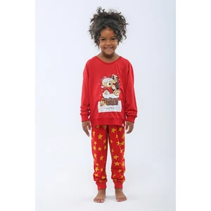 Katia & Bony  Christmas Spirit Kız Çocuk Pijama Alt Kırmızı