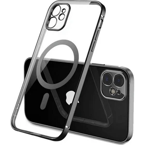 iPhone 11 Magsafe Uyumlu Parlak Lazer Kapak-Kılıf